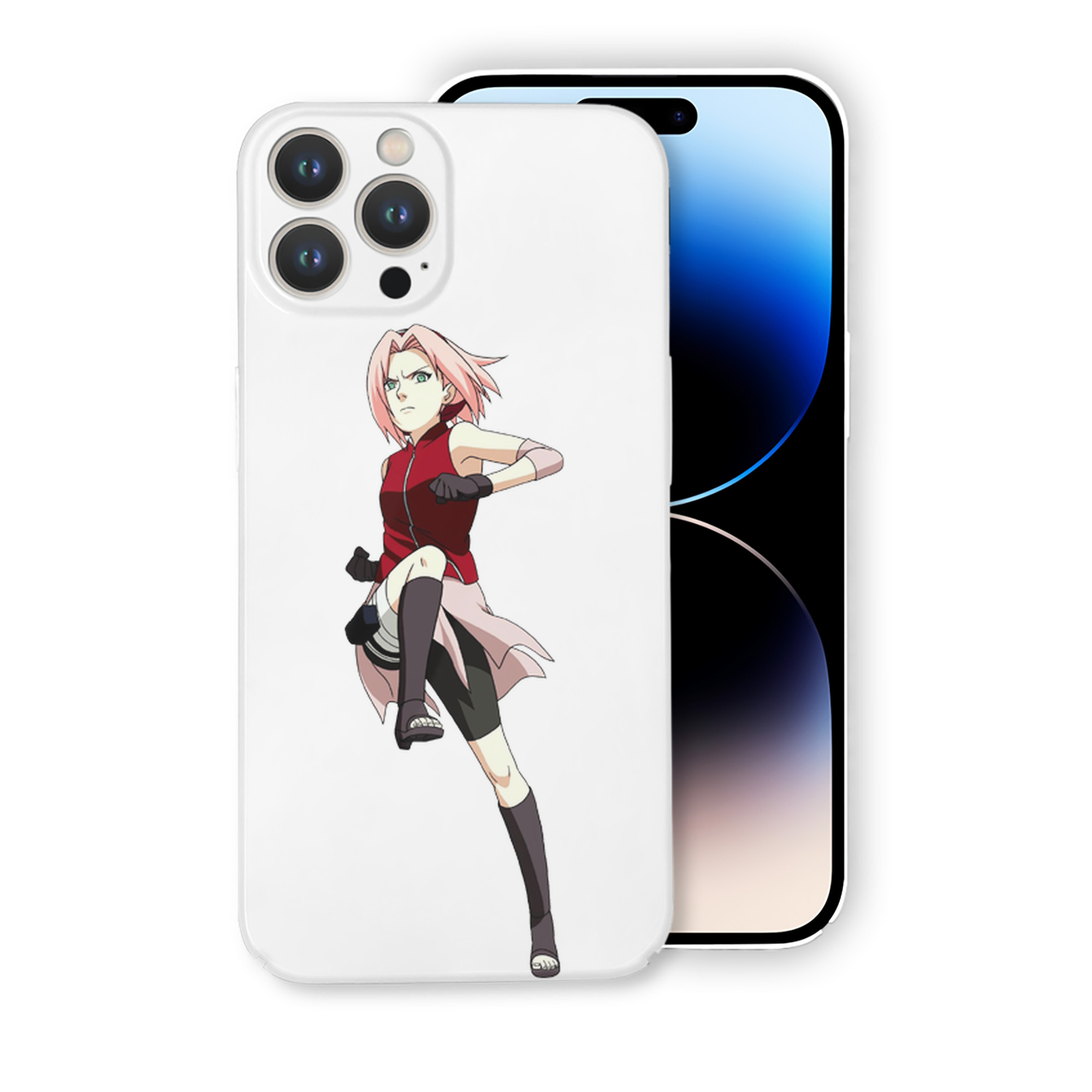 （画像用） NARUTO -ナルト- 春野サクラ Haruno Sakura 【iPhone 14シリーズ対応】ハードケース